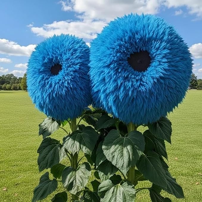 100+ Rare Sunflower Seeds for Planting - Giant Teddy Bear Sunflower Seeds Perennial- Non-GMO Heirloom Flower Attracts Pollinators