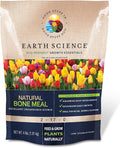 Earth Science – Natural Bone Meal Plant Food – 4 Pound Bag – Plant Mix for Bulbs, Gardens, Potted Plants, Trees, and Shrubs 4lb