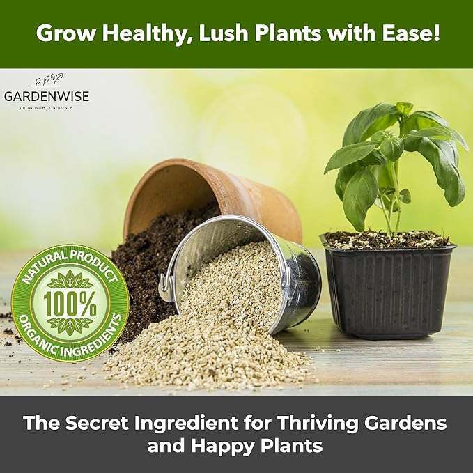 Organic Coarse Vermiculite for Indoor Gardening Plants and Mushrooms – Enhances Soil Aeration, Seed Germination, Rooting Cuttings – Small Packages and Bulk (Vermiculite Grade 4 – Coarse, 20 quarts)