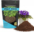Professional Peat Moss | for Container and Garden Plants | All Natural Lightweight Soil Additive | Large 2.2 Quarts | Made in USA