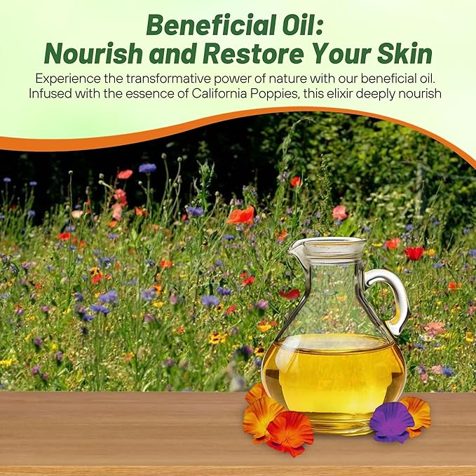 Outsidepride Ballerina Mix California Poppy Seeds - 5000 Pieces Annual, Drought-Tolerant, Self-Sowing Eschscholzia Wildflower Seeds w/Vibrant Color Blooms for Pollinator-Friendly Gardens & Borders