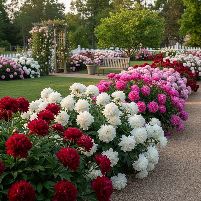 Peony Seeds, 50+ Cotton Candy Peony Mix Seed for Planting, Flower Seeds for Planting