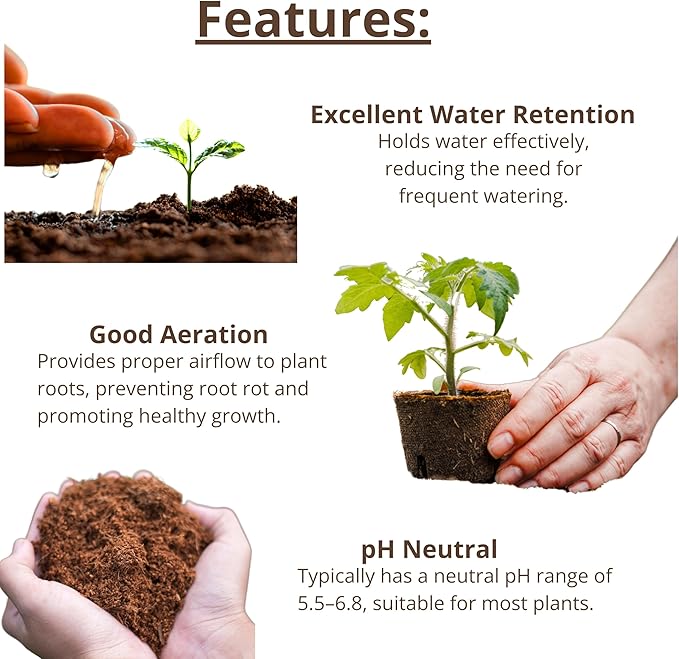 LaLaGreen Indoor Potting Soil (50mm, 50 Pack) Peat Pellets Organic Seed Starter Mix Nutrient Pods Plugs, Compressed Coco Coir for Planting Herbs Plants Flowers and Vegetables Seedlings Outdoor Garden