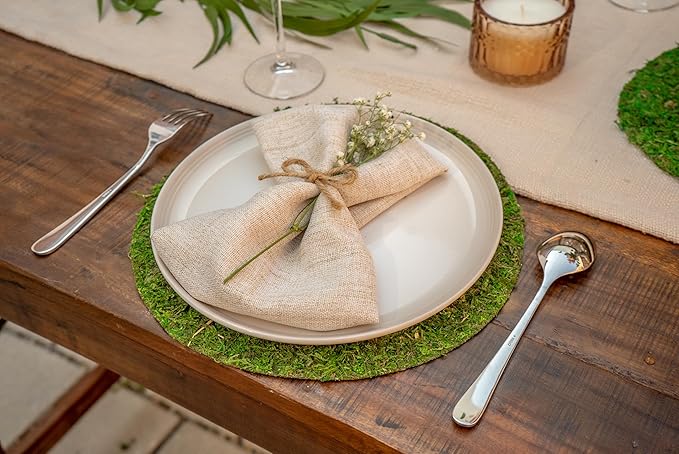 SuperMoss (26325) Moss Soil Toppers (Place Mats), Fresh Green, 16" (3 units)
