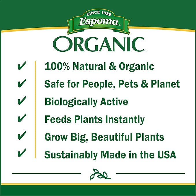 Espoma Organic 8 Ounce Concentrated Indoor! Plant Food - Indoor Plant Fertilizer for Large & Small Plants Like Pothos, Fiddle Leaf Fig, Monstera, Snake & Palms
