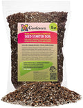 GARDENERA Organic Premium Potting All Purpose Soil - Seed Starter Soil for Leafy Greens, Tomatoes and Other Seedlings, Seeds and Starts - (5 Quart Bag)