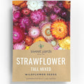 Strawflower Tall Mixed - Large 750mg Envelope - 1,100 Flower Seeds for Planting - Xerochrysum bracteatum