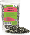 Horticultural Organic Vermiculite by GARDENERA - (Made in Ukraine) - Medium Grade - Natural Soil Additive for Potted Plants, Orchids, Hydroponics, Terrariums (2 Quart)