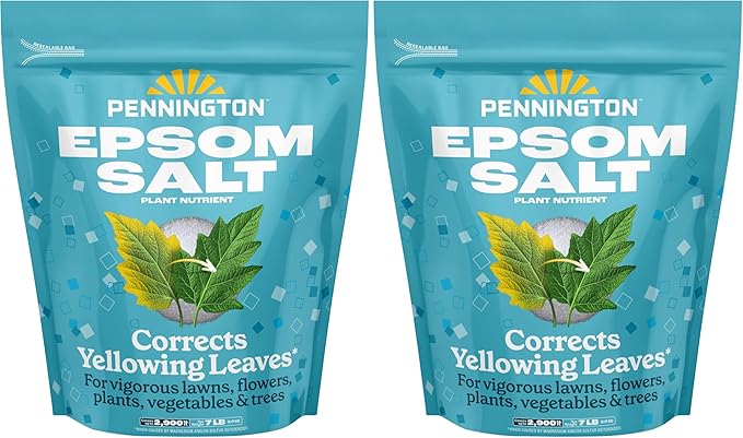Pennington 397606 Epsom Salt Plant Nutrient, 7 lb (Pack of 2)