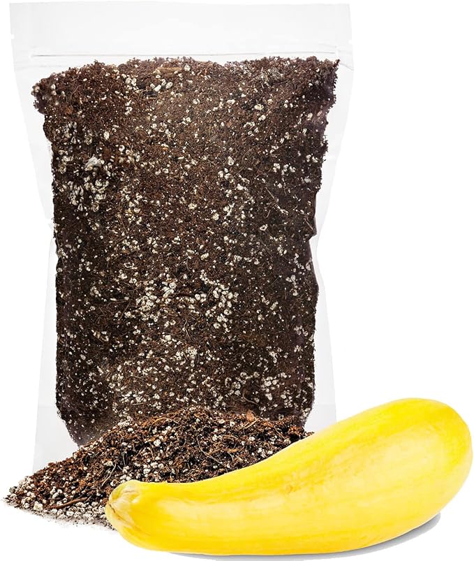 GARDENERA Premium Organic Potting Soil for Squashes - (2 Quart Bag)