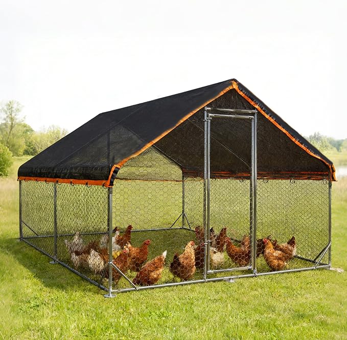 winemana 50% Shade Cloth for Garden- 10x20 FT Breathable Mesh Tarp for Vegetables & Plants, Outdoor Patio Sun Shade with Grommets - Chicken Coop, Dog Kennel Cover
