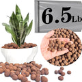 Voulosimi Clay Pebbles Hydroponic Rocks Organic Ceramsite Grow Media for Horticultural,Orchids,Drainage (6.5LB)