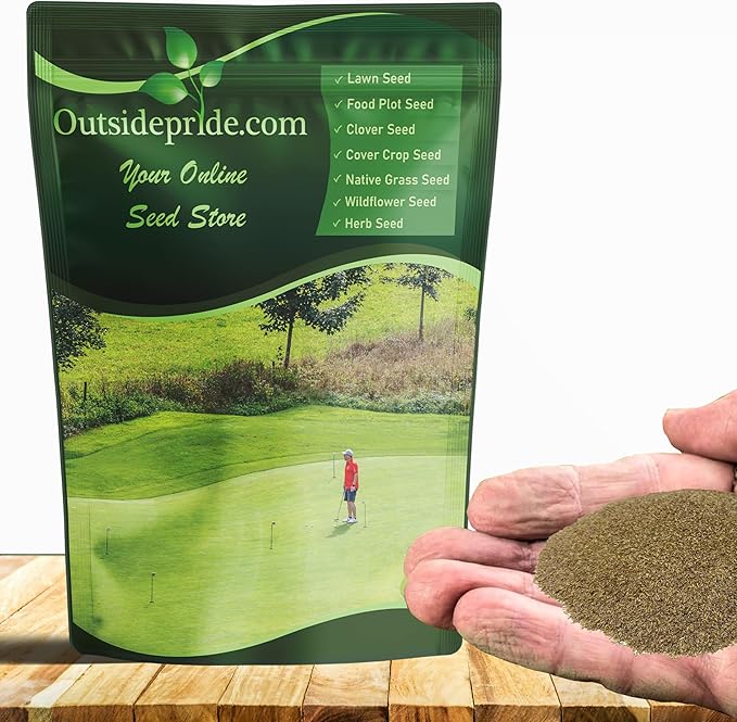 Outsidepride Pure Select Creeping Bent Grass Seed - 1 lb. Premium Turf Grass for Putting Greens, Tees & Fairways, Dense & Fine-Textured Lawn Seed for Smooth, Professional-Quality Golf Greens & Lawns
