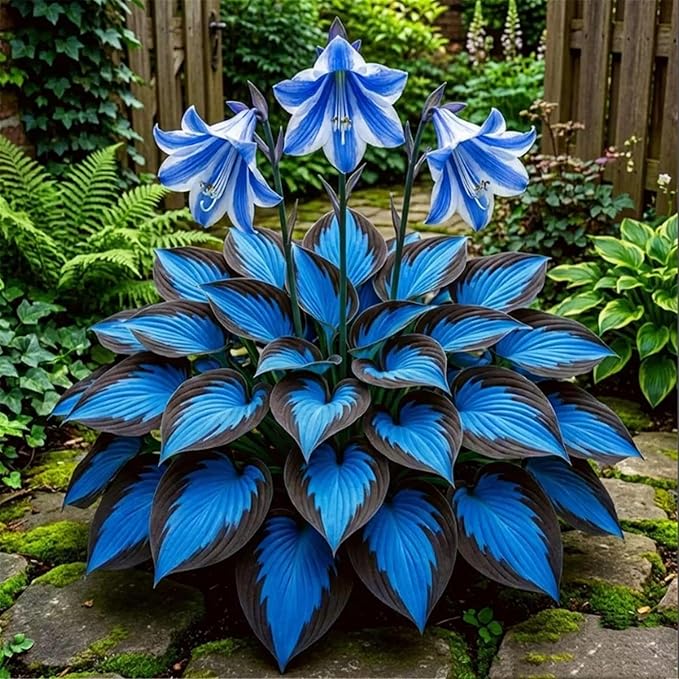 270+ Perennial Hostas for Planting, Heart Shaped Leaves, on-GMO Heirloom Hosta Plants Seeds Outdoor Garden