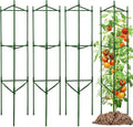 TCBWFY 4-Pack 48-Inch Adjustable Tomato Cages, Heavy-Duty Metal Plant Support Trellis for Garden and Pots, DIY Tomato Stakes, Height Adjustable 16 to 192 Inches