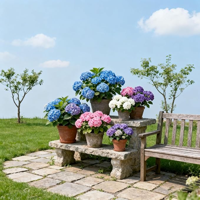 Mixed Color Hydrangea Seed, 150 Hydrangea Flower Tree Seeds, Heirloom Flower Seeds for Garden Home Outdoor