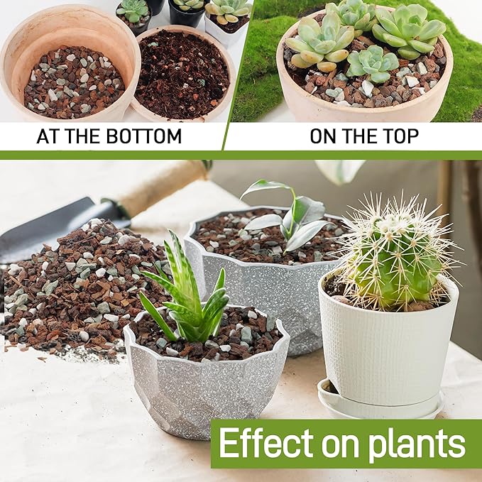 2 Quart Bonsai Soil Mix Lava, bark, Volcanic Rock, Green Zeolite and Perlite,Natural Organic Mix for Potted Plants