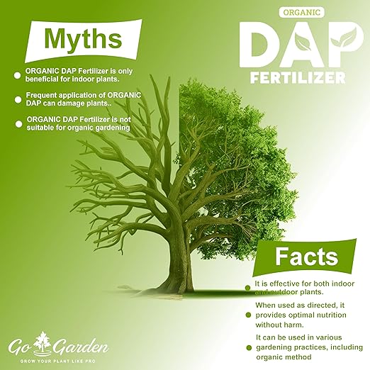 Go Garden DAP Fertilizer – 100% Water-Soluble Plant Food for Indoor & Outdoor Plants – Boosts Growth, Flowering & Fruiting – Easy to Use Granules (400g)