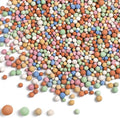5.5 LBS Leca Clay Pebbles for Plants, Expanded Clay Balls Multi Color, Lightweight Hydroponics Growing Media for Succulents Orchids Aquaponics Drainage Potting Mix Decoration(2-6 mm)