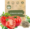 Premium Big Tomato Seeds – 300 Heirloom Non-GMO Seeds for Planting - Juicy, Large Red Tomatoes - Ideal for Home Garden, Outdoor, Patio, Containers, Vegetables, Fresh Tomato Gardening