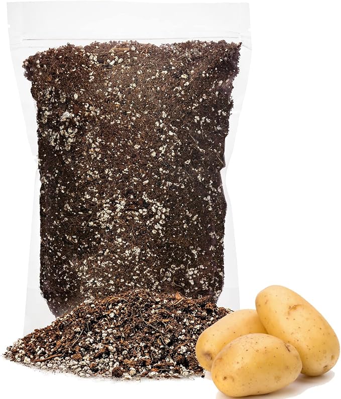 GARDENERA Premium Organic Potting Soil for Potato - (3 Quart Bag)