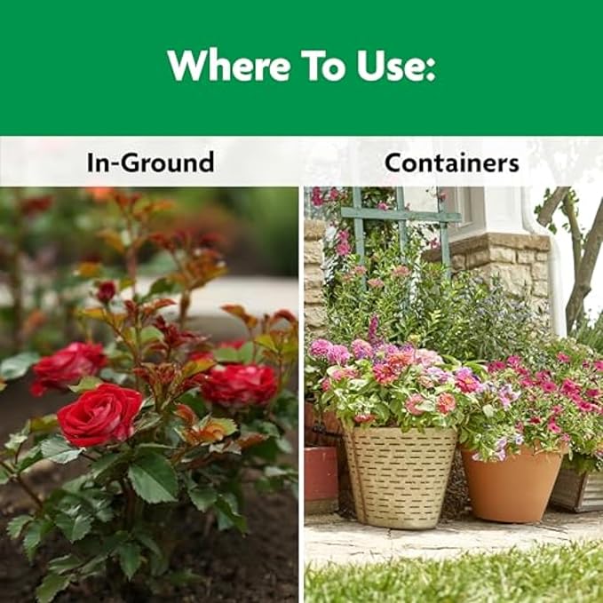 Miracle-Gro Shake 'n Feed Rose & Bloom Plant Food - Long-Lasting Granular Fertilizer for Flowering Plants, Feeds Up to 3 Months - 4.5 lbs.