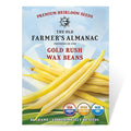 The Old Farmer's Almanac Heirloom Gold Rush Wax Bean Seeds - Premium Non-GMO, Open Pollinated, Heirloom, USA Origin (1 Packet - 20 Grams - Approx 60 Seeds)