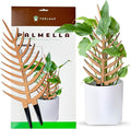 Treleaf Palmella Palm Leaf Inspired Wooden Trellis – Regular Size Indoor Plant Support for Climbing Plants – 12” Decorative Houseplant Trellis and Wooden Plant Stake for Potted Vines