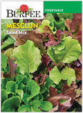 Burpee Gourmet Mesclun Salad Mix Seeds - Diverse, Cut-and-Come-Again Greens