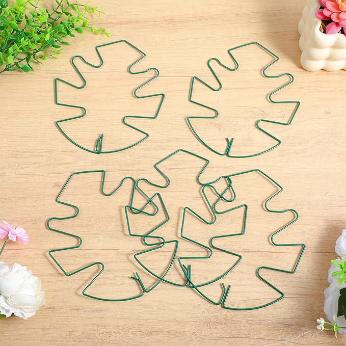 5 Pcs Plant Stakes for Indoor Plants, Reusable Iron Monstera Plant Support Structures Plant Supports for Indoor Plants Climbing and Thriving Growth Holders Gardening Accessories