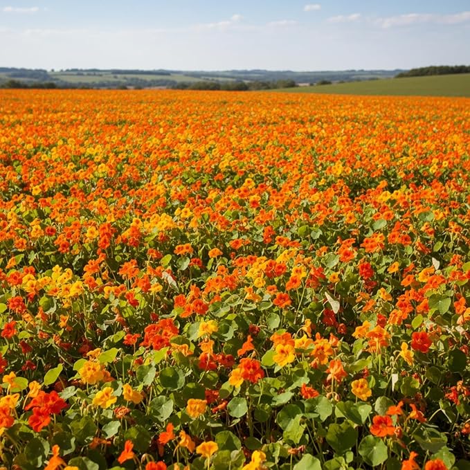 Nasturtium Seeds for Planting, Pak of 360 Nasturtium Flower Seeds for Planting
