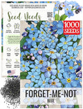 Seed Needs Forget Me Not Seeds for Planting Blue Myosotis Flowers - Heirloom & Open Pollinated Wildflowers to Plant an Outdoor Butterfly Garden to Attract Pollinators (1 Pack)