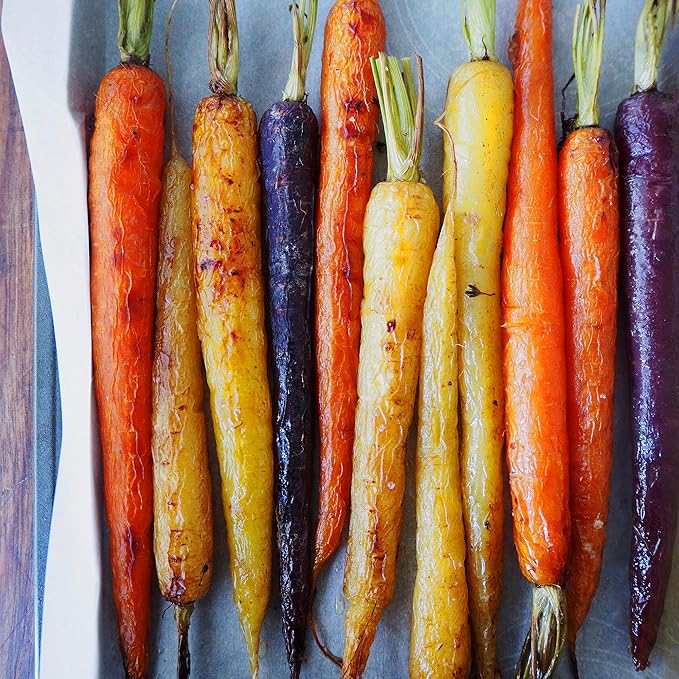 Back to The Roots 100% Organic Heirloom Seeds - Rainbow Carrot Value Pack (840mg Total)