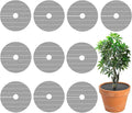 Adnee 10 Pcs 11.8 Inch Plant Pot Grids, Cuttable Plant Pot Soil Covers Protectors from Animals, Indoor Round Planter Pots Soil Guard for Outdoor Garden Plants Protection