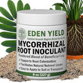 Mycorrhizal Inoculant by Eden Yield – Organic Mycorrhizae Root Enhancer for Plants & Soil – Endomycorrhiza & Ectomycorrhizal Fungi, Beneficial Bacteria, Trichoderma 8 oz (1/2 lb) Treats 30