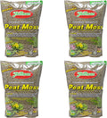 Hoffman Canadian Sphagnum Peat Moss Soil Conditioner to Improve Moisture Retention and Aeration, 10qt Bag, Pack of 4