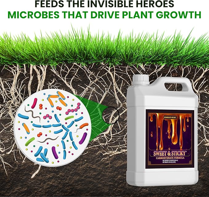 Humboldts Secret Sweet & Sticky Carbohydrate and Saccharide Plant Energy Additive | Indoor and Outdoor Plant Nutrients Enhancer for Growth and Aroma | Boosts Flavor and Development | 32 Ounce