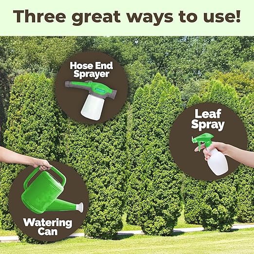 Thuja Green Giant Fertilizer – Liquid Plant Food for Faster Growth, Fuller Green Foliage & Stronger Roots, 1 Gallon