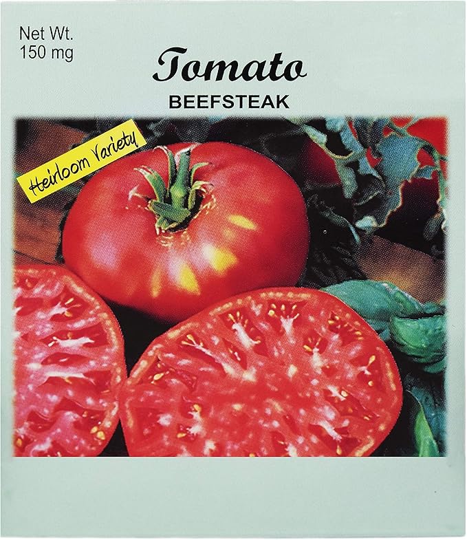 Set of 50 Beefsteak Tomato Vegetable Seed Packs - 100% GMO Free - Heirloom - Black Duck Brand (50, Tomato- Beefsteak)