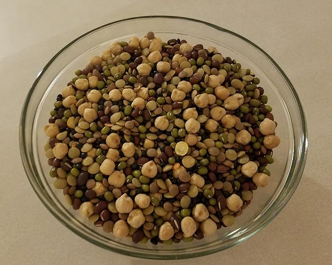 Bean Mix Sprouting Microgreen Seeds, John's Rootin Tootin Bean Mix,8 oz Bag,"COOL BEANS n SPROUTS", Jacobs Ladder Ent. Brand. A small town family run USA business.Thank you !