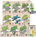 Lettuce Seeds for Planting: 9 Salad Greens Seed Packets, Hydroponics Heirloom Lettuce Bibb Romaine Kale Spinach Cabbage Swiss Chard Arugula Vegetables Variety Pack 100% Non-GMO by Sustainable Sprout