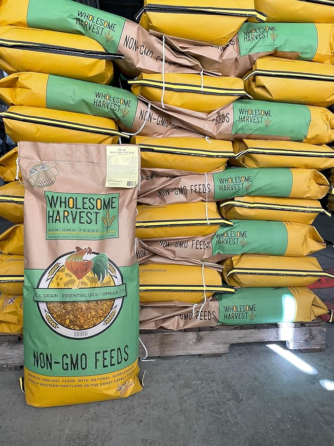 Wholesome Harvest Non-GMO Quail Starter Grower Feed, Button Food 10lbs