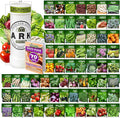 Organic Heirloom Seed Kit - 70+ Varieties, 50,000+ Seeds - Diverse Fruits, Vegetables, & Herbs for Gardening- Includes Culinary & Medicinal Herbs- Embrace Abundance & Enrich Your Farming