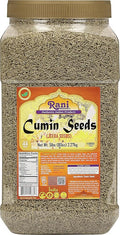 Rani Cumin Seeds Whole (Jeera) Spice 80oz (5lbs) 2.27kg Bulk PET Jar ~ All Natural | Gluten Friendly | NON-GMO | Kosher | Vegan | Indian Origin