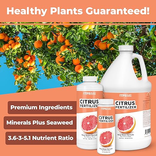 Citrus Fertilizer – Liquid Plant Food for Better Flowering, More Fruit & Stronger Trees, 32oz