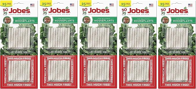 Houseplant Fertilizer Spikes, 13-5-4 Formula, 50-Pk.