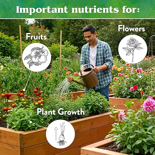 Down To Earth All Natural Fertilizers Organic Acid Mix - Plant Food for Blueberries, Raspberries, Azaleas and Rhododendrons 4-3-6, 1 lb