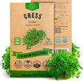 Organo Republic Curled Cress Seeds Pack 5G - Over 2,150 Non-GMO Heirloom Cress Seeds for Planting Greens in Individual Seed Packet, Greens Seeds for Planting Home Garden Indoor & Outdoor Gardening