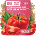 KVITER 325 Red Giant Beefsteak Tomato (Solanum lycopersicum) Seeds – Large Juicy Fruits for Gardens and Containers – Heirloom Flavor, High Yield, Perfect for Slicing