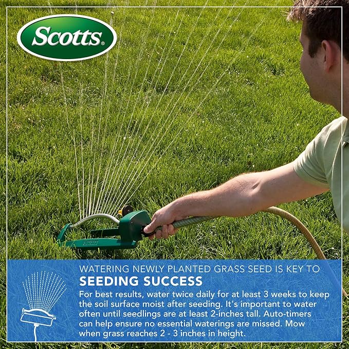 Scotts EZ Seed Dog Spot Repair for Tall Fescue Lawns, Combination Mulch, Grass Seed and Soil Amendment to Neutralize and Repair Pet Damage in Lawns, 2 lb